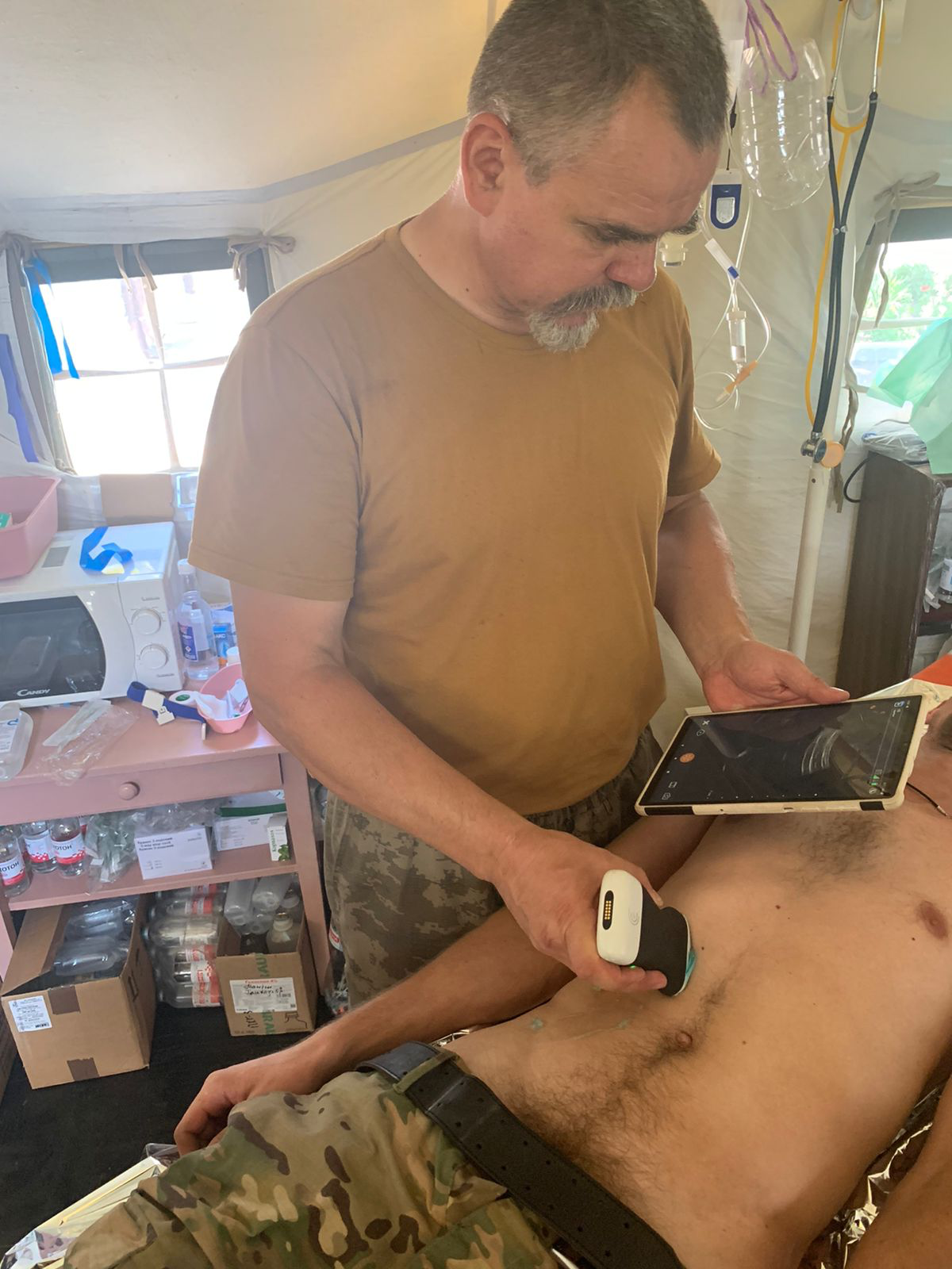 Portable Ultrasound for hospital in Toretsk Ukraine